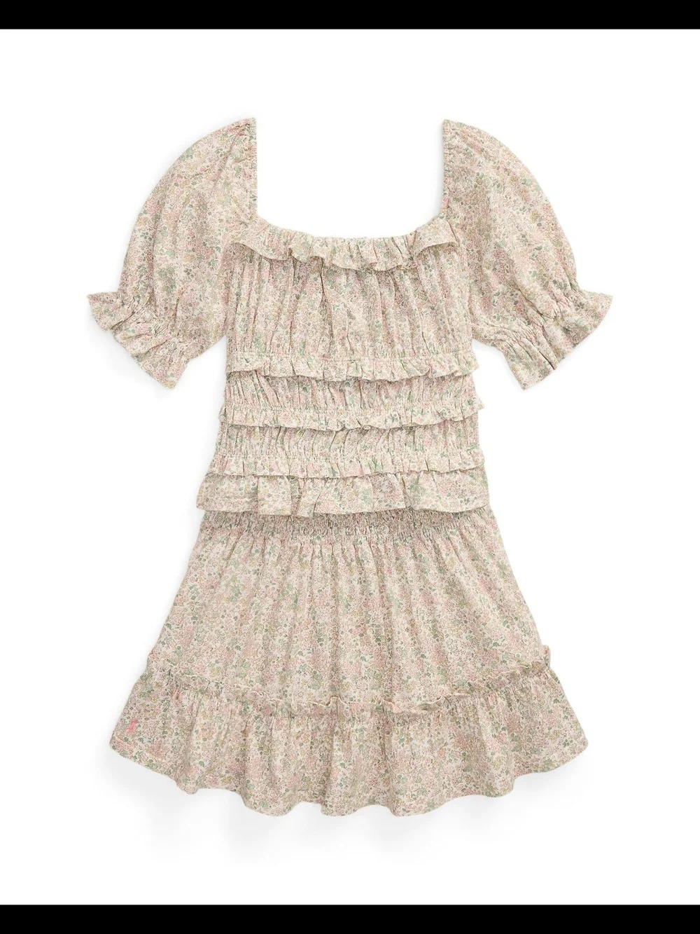 Polo Ralph Lauren Girls Floral Tiered Ruffle Set 8 NWoT Cottagecore Coquette